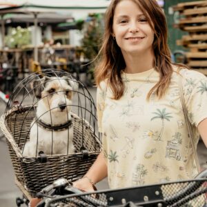 Radbotschafterin Isabella mit Hund